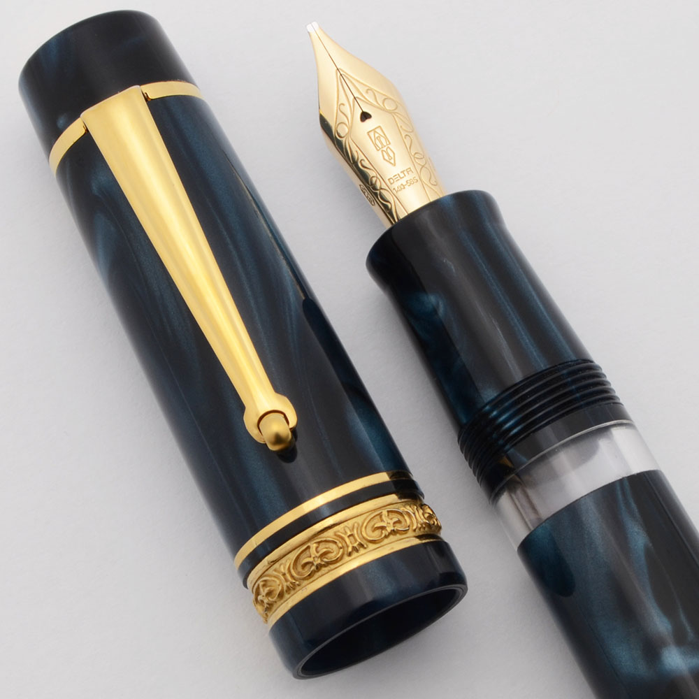 筆記具 Delta Dolce Vita Delta Dolce Vita mid size gold fountain pen – Fontoplumo